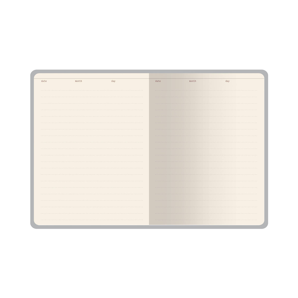 A6 Mini Vegan Leather Hardcover Daily Planner