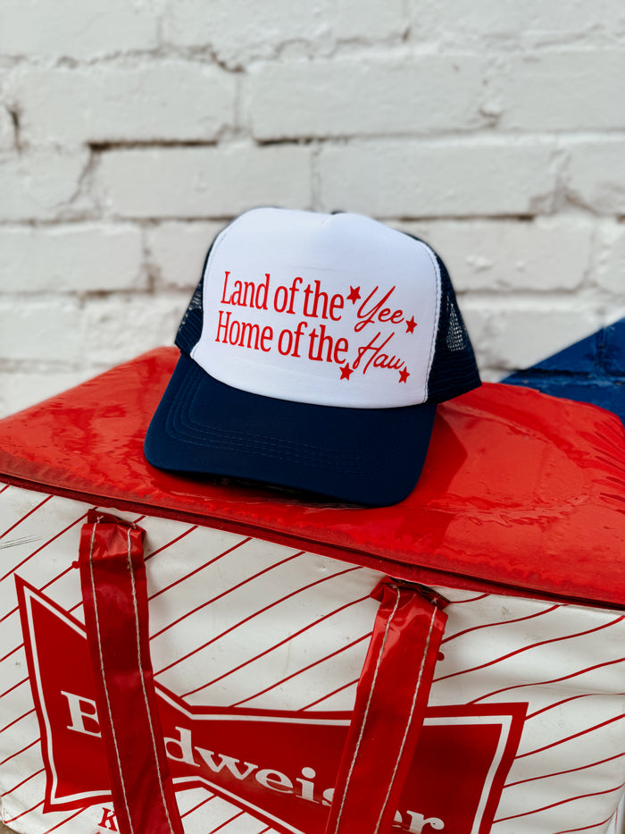 580 Trucker Hat + Yee-Haw Navy