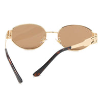 Retro Oval 90s Vintage Fashion Round Sunglasses