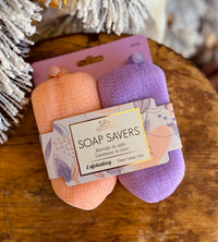 Peach/Lavender 2 pcs Soap Savers