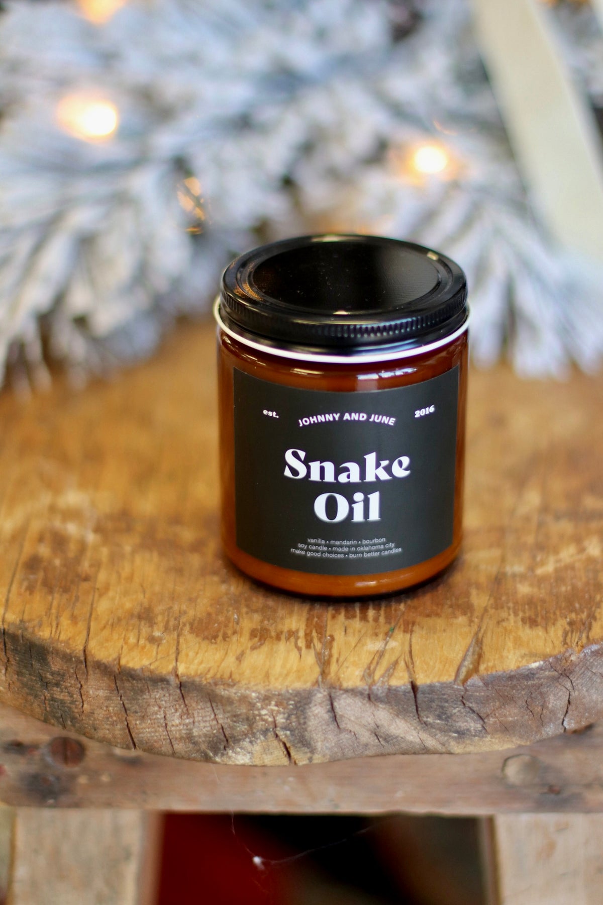 Snake Oil 8oz Soy Candle
