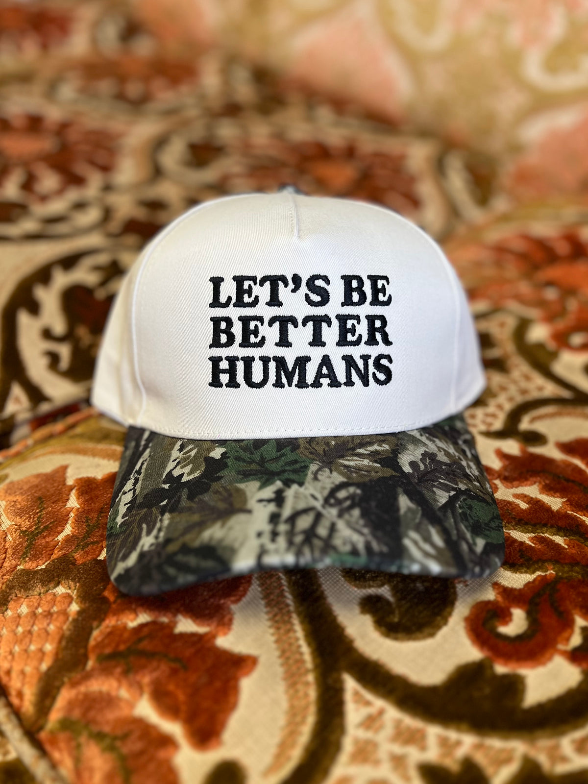Be Better Humans Ball Cap + Camo