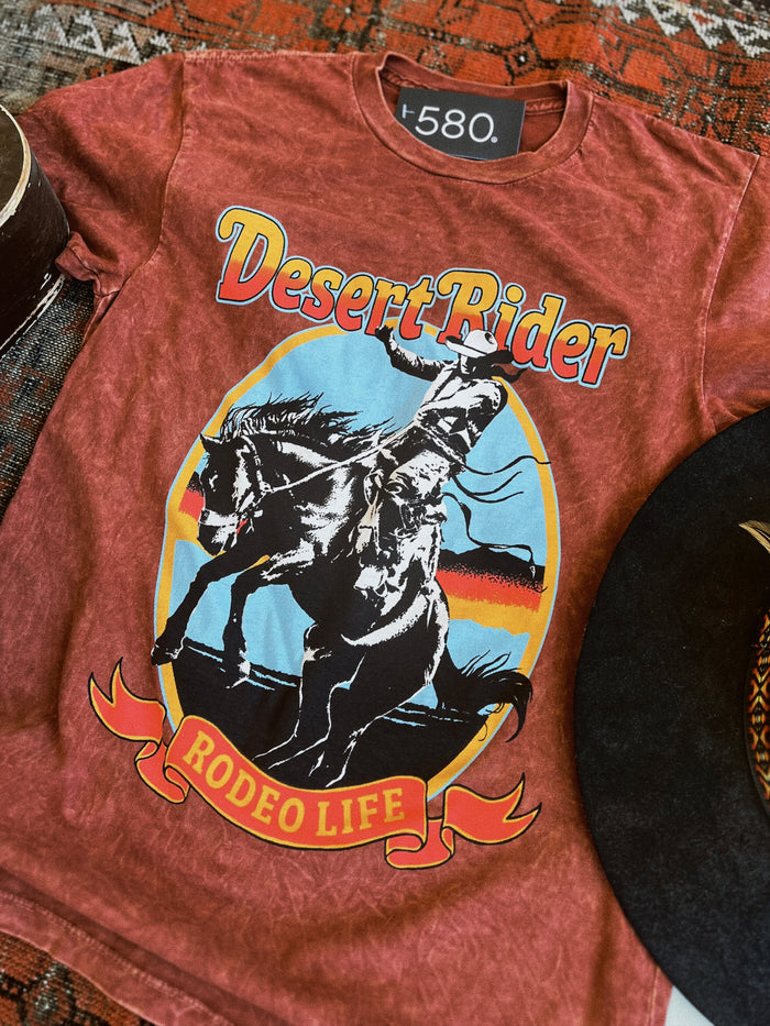 Desert Rider Rodeo Life Tee + Wine