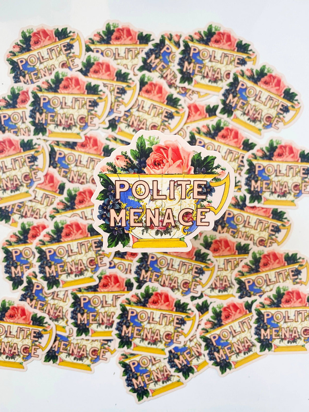 Polite Menace Sticker