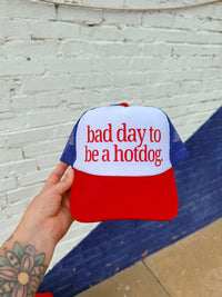 580 Trucker Hat + Hotdog RWB