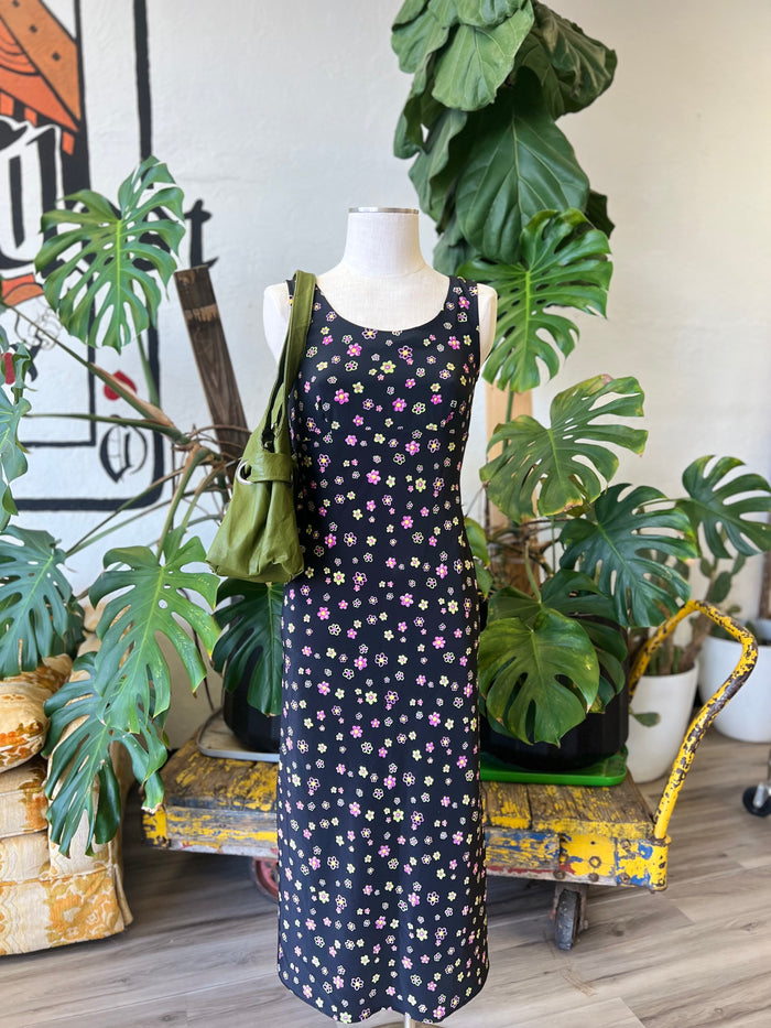 Vault | Black Floral Dress 7/8