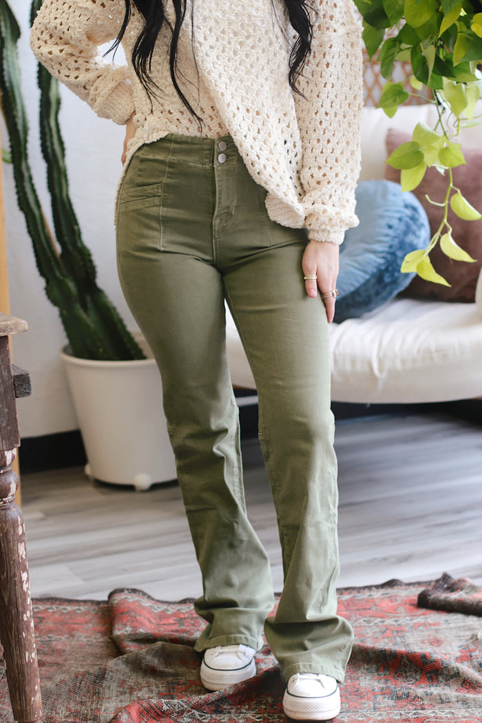 Moss Relaxed Flare Denim