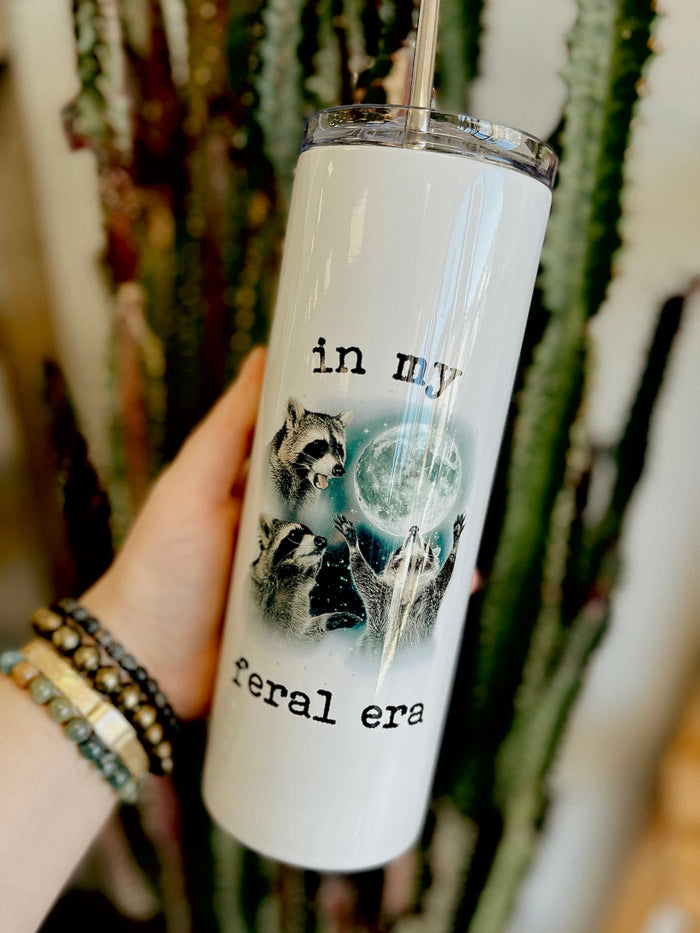 Feral Era Raccoon 20oz Tumbler