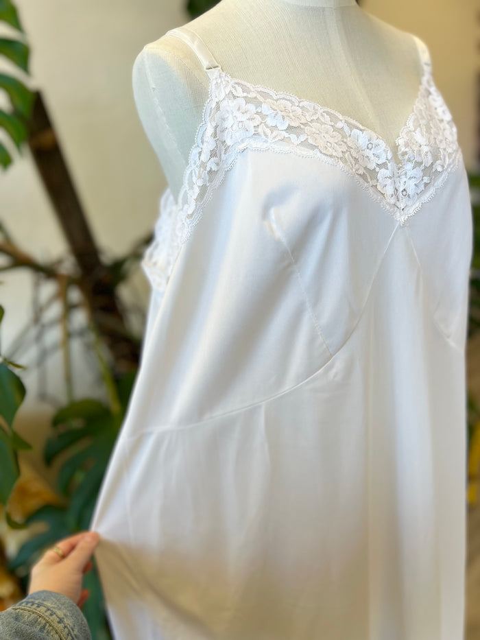 Vault | Long White Slip Dress 2XL