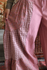 Poppy Patchwork Wide Leg Pants