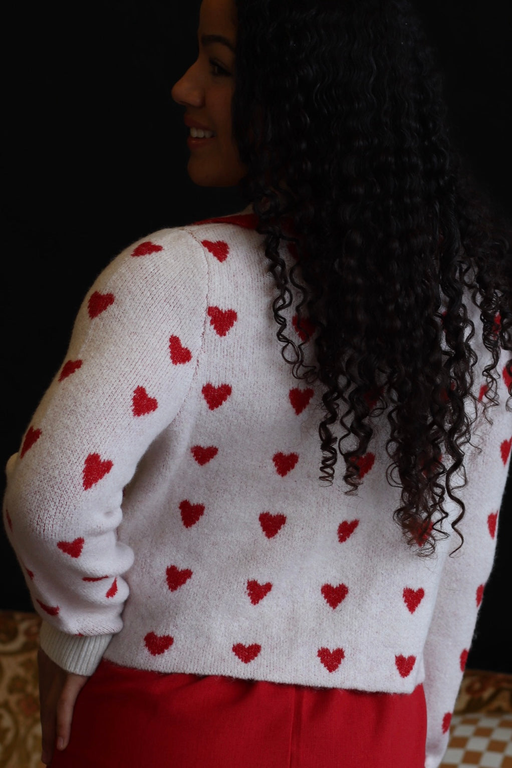 Sweetheart Cream Collared Cardigan