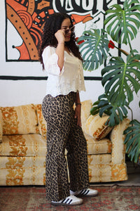 Good Karma Cropped Jeans in Leopard