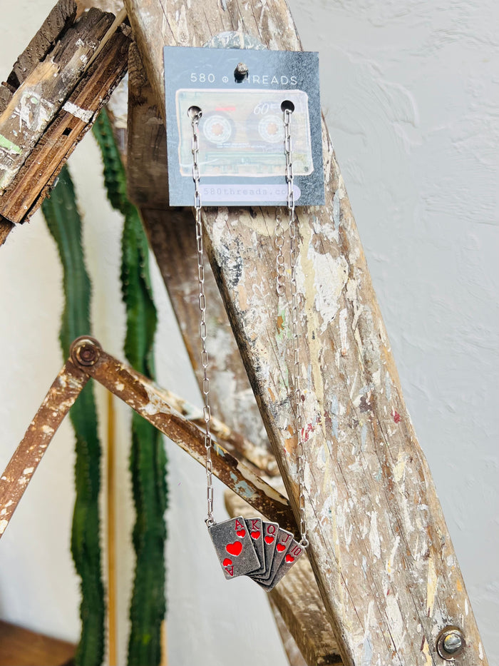 Heart Royal Flush Necklace