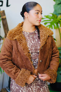 Penny Lane 2.0 Faux Fur Coat in Camel