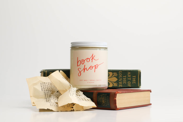 Book Shop Candle 8oz