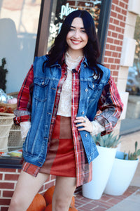 Julie Boyfriend Denim Vest