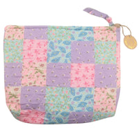 "Spring Garden" Quilted Cosmetic Bag