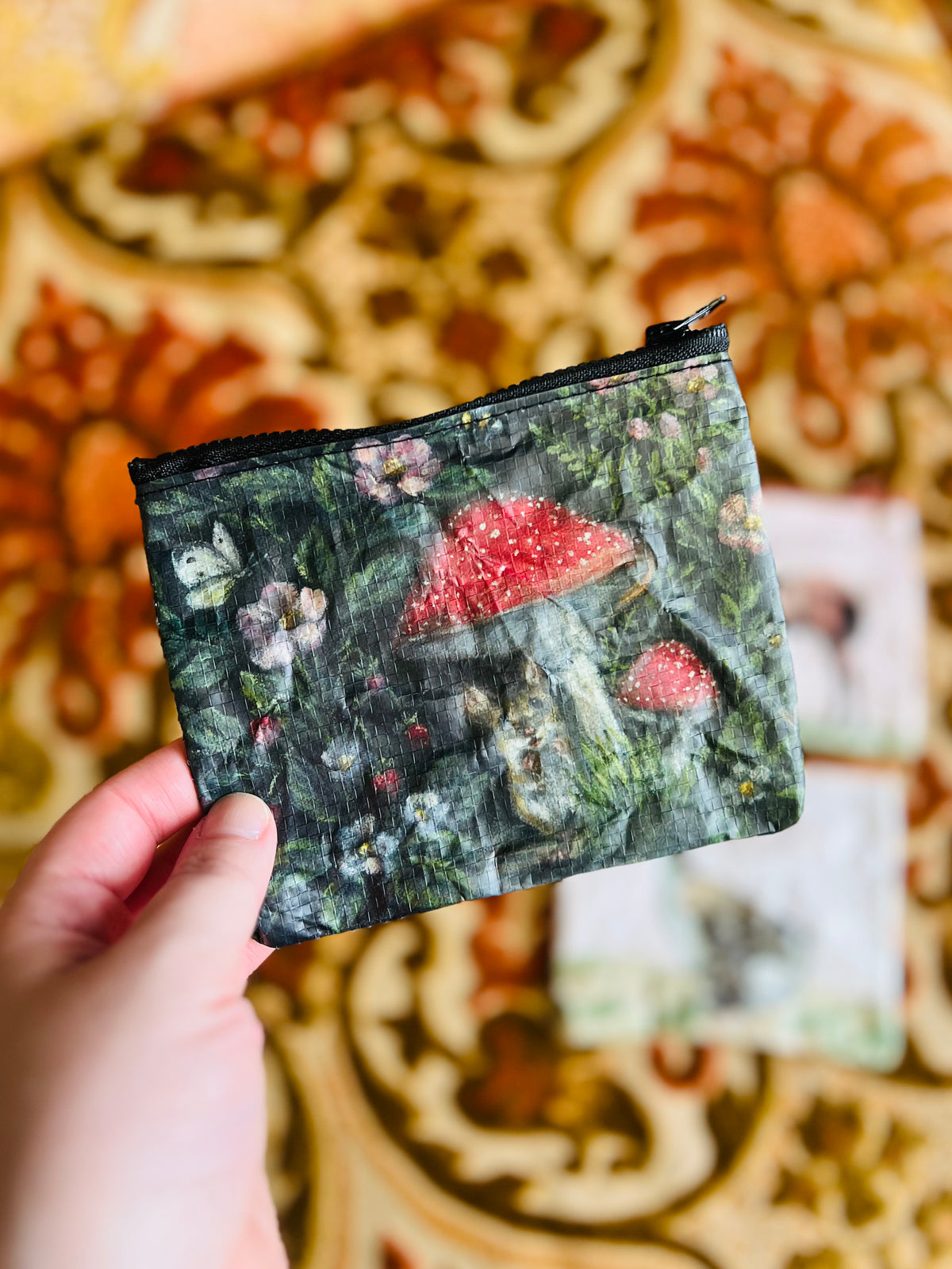 Woodland Mouse Zipper Wallet