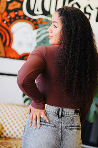 Heart Eyes Basic Crop + Chocolate