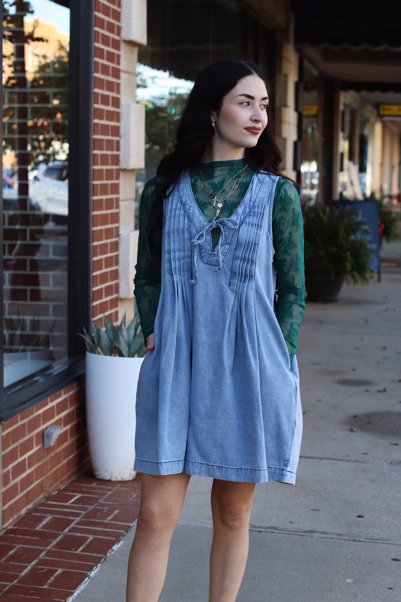 Rylee Denim Mini Dress