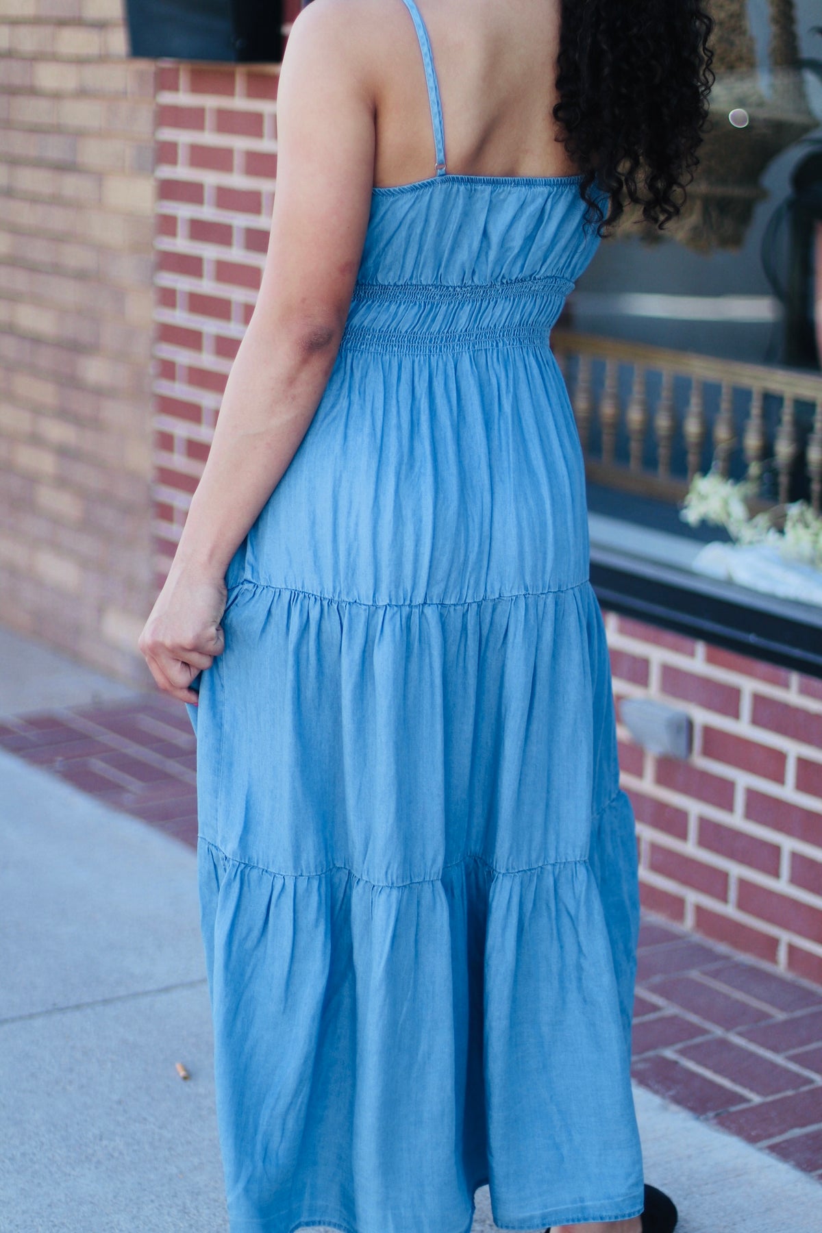 Cora Chambray Midi Dress