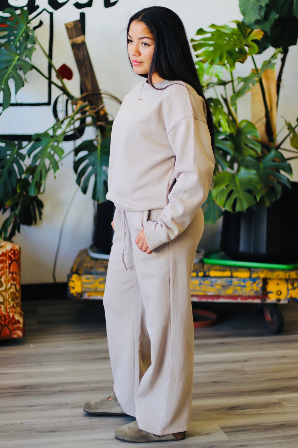 Comfiest Sweat Set Ever + Mocha