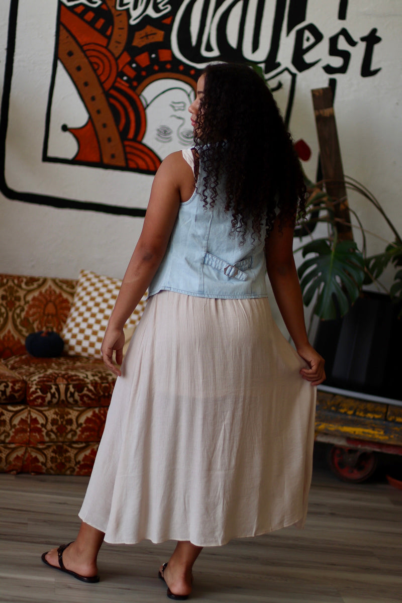 Candle Light Midi Dress + Taupe