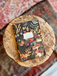 Vegan Leather A5 Notebook -Forest Mushrooms