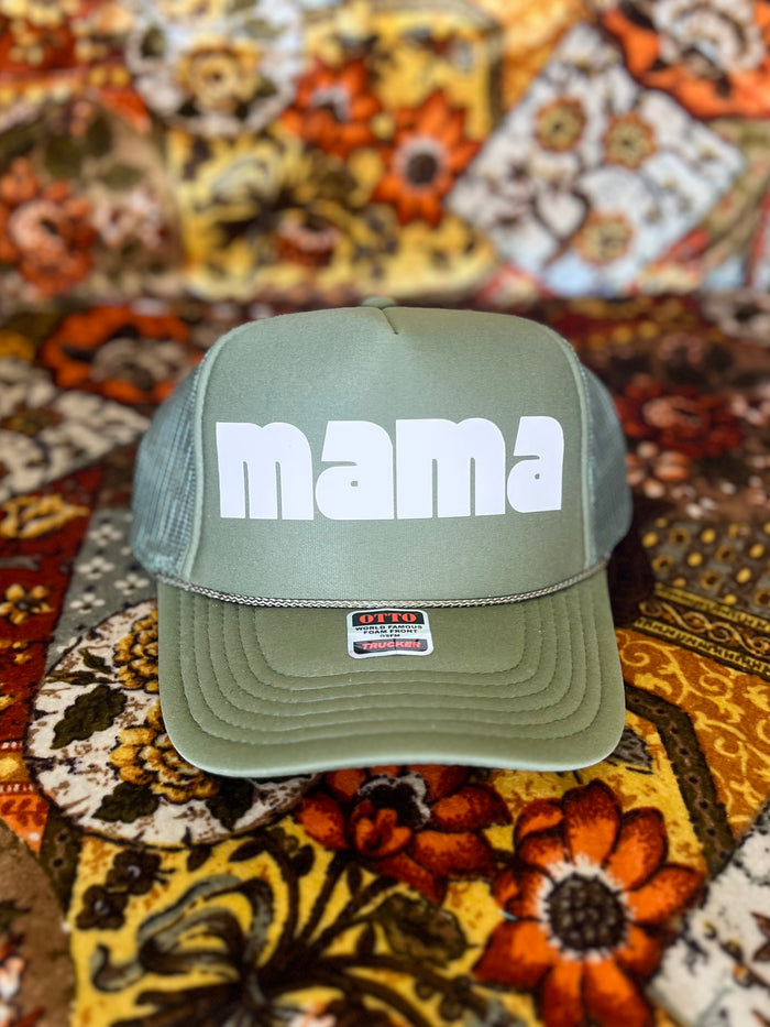 580 Trucker Hat + Bold Mama Olive
