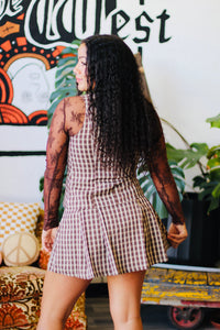 School Of Rock Plaid Mini Skirt