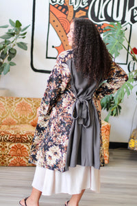 Falling For You Floral Coat