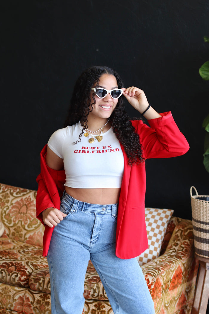 Best Ex Girlfriend Cropped Baby Tee