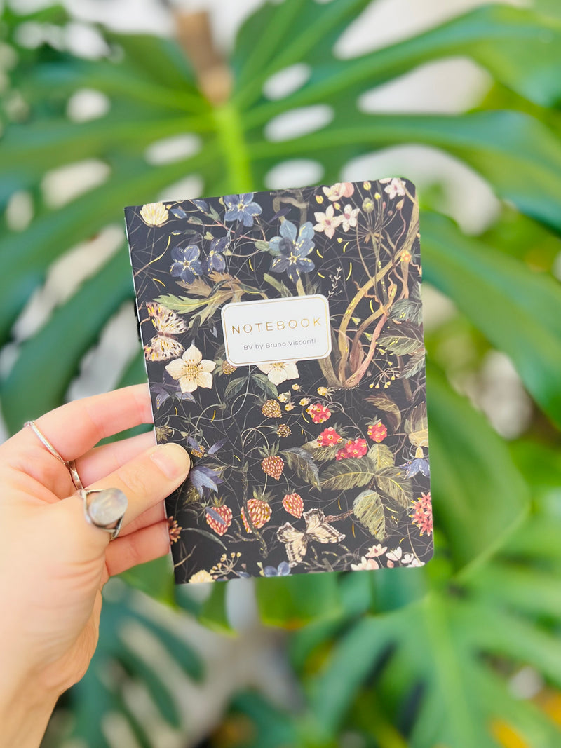 A6 Mini Passport Notebook Forest Flowers