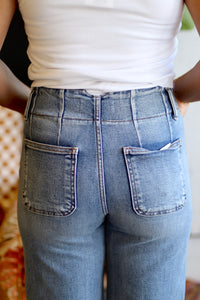 Dreamy Diane Light Wash Wide Leg Jeans