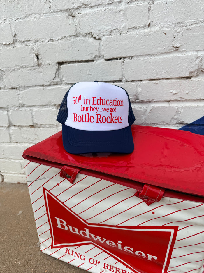 *Pre-Order Ships 6/26* 580 Trucker Hat + 50th Navy