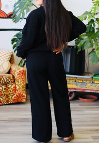 Comfiest Sweat Set Ever + Black