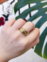 Tomorrow Will Be Better 18K GP Ring
