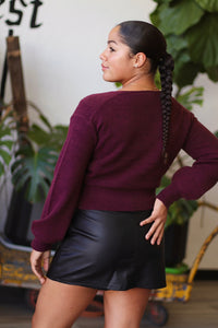 Night On The Town Pleather Skort