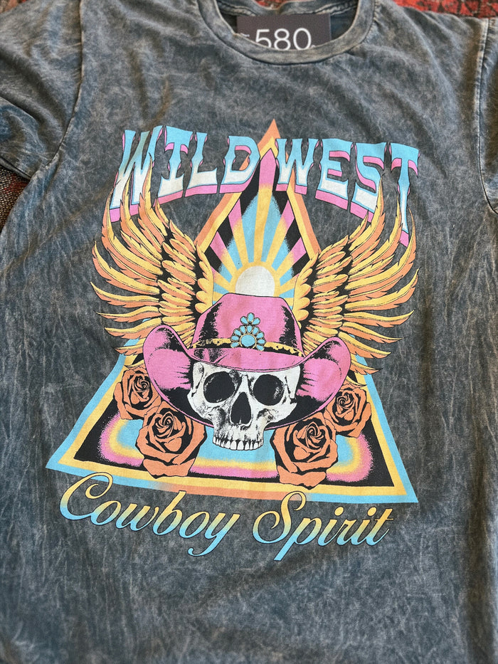 Wild West Cowboy Spirit Graphic Tee