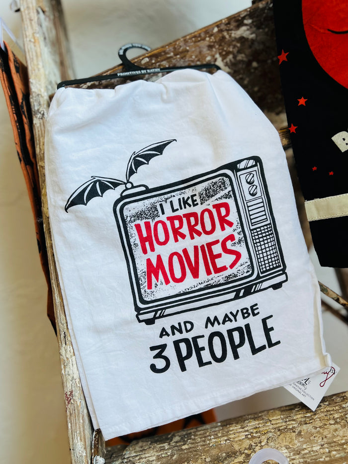 I Like Horror Movies Kitchen Towel