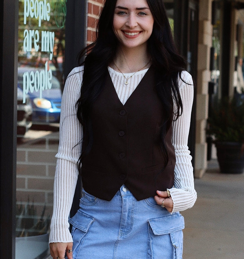 Shelby Sheer Knit Top + White