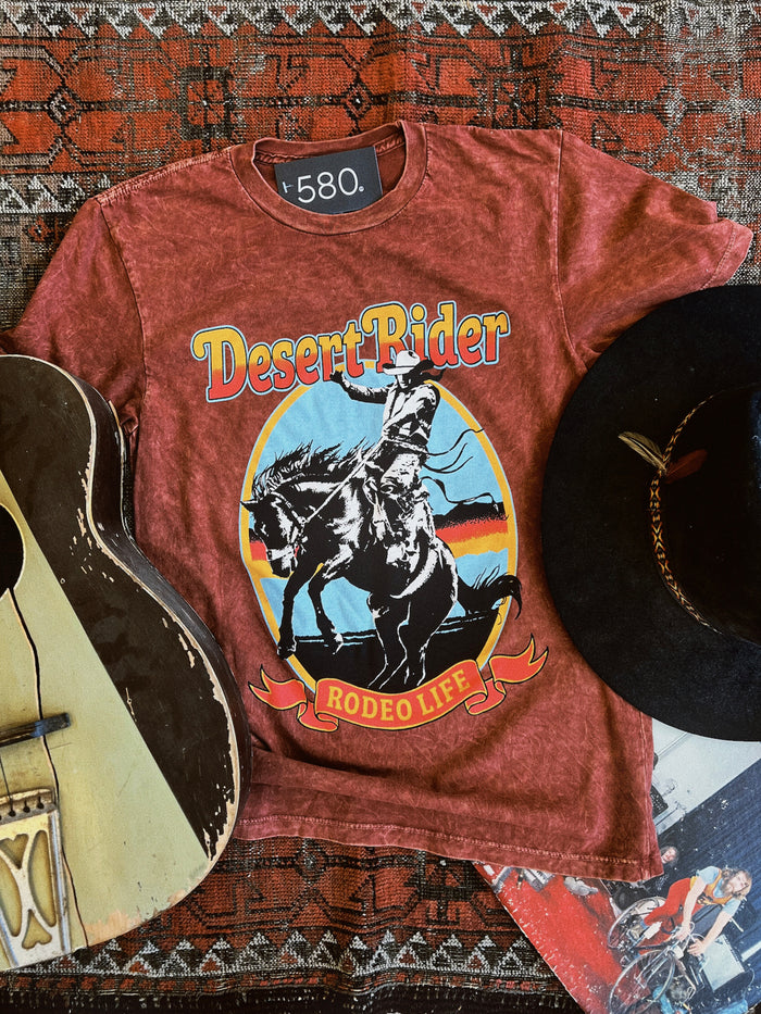 Desert Rider Rodeo Life Tee + Wine