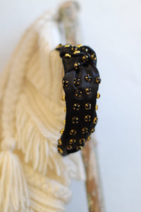 Satin Rhinestone Headband