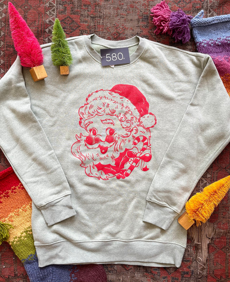 Green Santa Sweatshirt