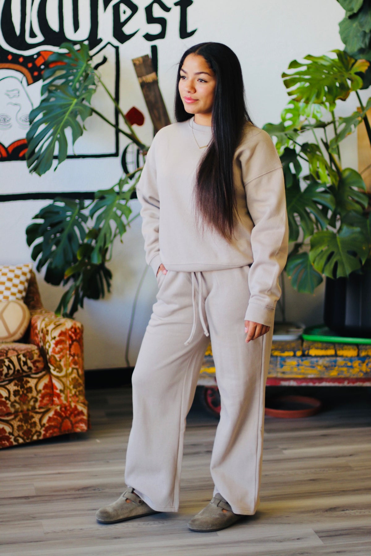 Comfiest Sweat Set Ever + Mocha