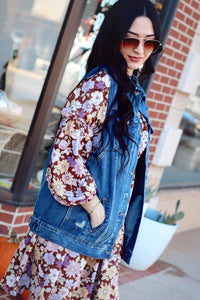 Julie Boyfriend Denim Vest