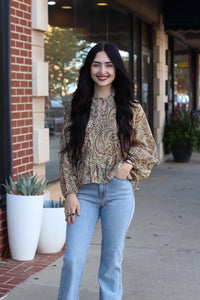 Paisley Flowy Blouse