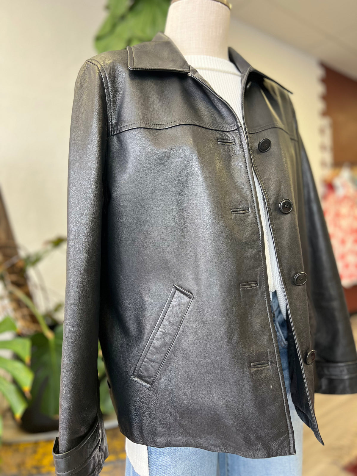 Vault | NY Leather Jacket Small