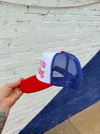 580 Trucker Hat + Hotdog RWB