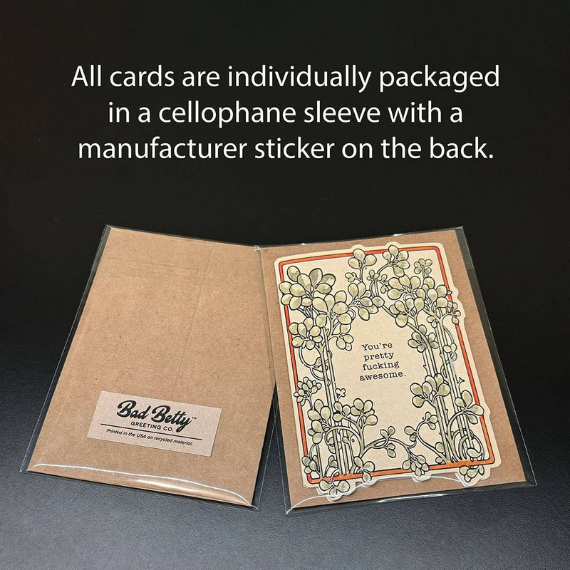 Let's Be Weird Together Card